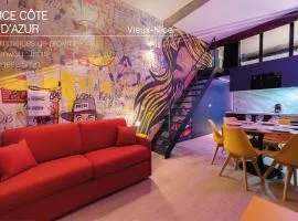 Loft de 6 couchages, bord de mer à Nice