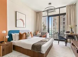 Silkhaus Vacation Homes Stylish Studio with Balcony 2 Min to ADGM in Al Maryah Vista