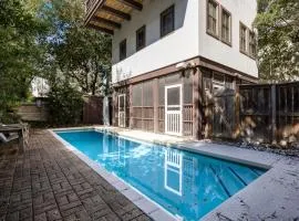 Home steps from the beach with plunge pool gas grill scenic balcony & AC