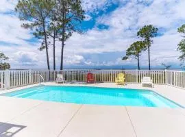 Bayfront home on the East End with private heated pool fishing pier & deck