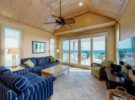 Dog-friendly beachfront home with a washer&dryer central AC beach access