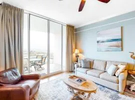 Condo with partial Gulf view fitness center pools & beach access - near shops