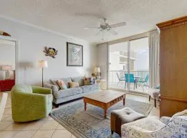 Spacious beachfront condo with full kitchen shared pool and beach access