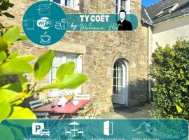 Ty Coët, plage et Golfe à pieds, hotel v mestu Arradon