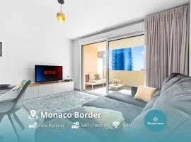 Monaco Border - Terrasse vue mer - Piscine - FF