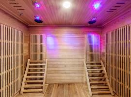 Tour avec sauna privé spacieux 3 personnes, hotell i Chavagne