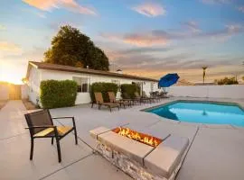 Cozy Retreat with Pool, BBQ and Fire Pit