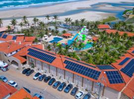 Jangadeiro Praia Hotel Resort - Parque Aquático e Pé na Areia, hótel í Aquiraz