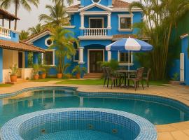 Luxury 5BHK Villa with Private Pool near Benaulim Beach, Hotel in Colva