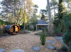 Lodge met eigen wellness onder de bomen