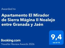 Apartamento El Mirador de Sierra Mágina II Noalejo entre Granada y Jaén