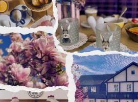 B&B Self-Check-In GOLDENER HAHN - Hyggelige Budgetzimmer mit Panorama Hallenbad