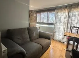 Bright double studio with large patio space