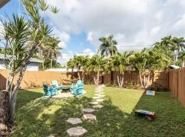 Tropical Retreat with Private Yard, Fire Pit, Hammock