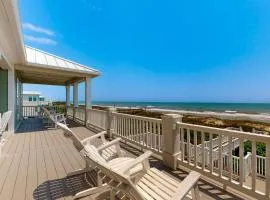Oceanfront home with direct beach access and movie room