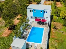 Plava villa Mostar swiming pool with house