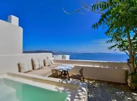 Beautiful Santorini Villa 2 Bedrooms Villa Elite Amazing Sea Views