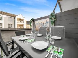 Design-Wohnung I Balkon I sehr zentral I Küche, Hotel in Haltern