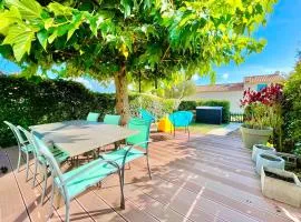 Maison plage à pied avec piscine - Terrasse privée