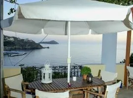 Melina's sunset-Romantic flat with 2 rooms,2 baths and seaview