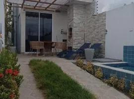 Casa de Praia com piscina e churrasqueira em Carapibus