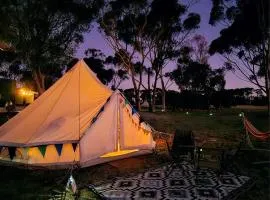 Coastal Glamp at Bellarine Estate winery
