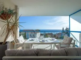 Blue Riviera - Terrace with sea view, pool, modern, spacious, AC