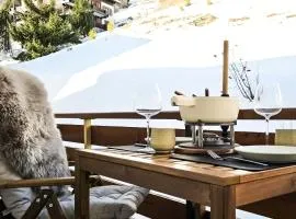 Studio für zwei direkt an der Piste in Saas Fee