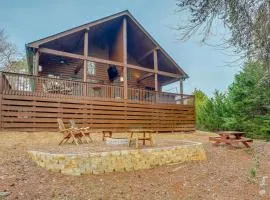 Steps to Lake Lanier Wooded Escape with Boat Dock