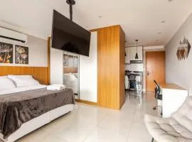 Studio com Piscina e vaga perto Aeroporto GRU