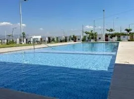 Cozy 2-bedroom house in adorable Ahuachapan with AC pool