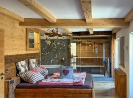 Bergromantik Ferienwohnung Harmonie mit Sauna, Whirlpool und Bergblick