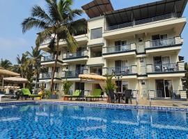 Beach Bliss Apartment Hotel - 7 Minutes walk to Beach, hotell i Colva