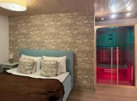 Bergromantik Ferienwohnung Charme mit einer Infrarotkabine und Bergblick