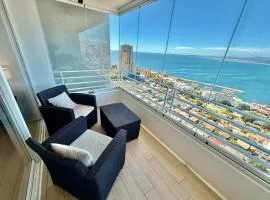 Depto con vista al mar y piscina temperada