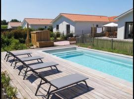 Maison Calme Biscarosse avec Piscine - 10 min Plage – hotel w mieście Biscarrosse