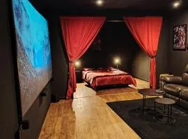 Logement cinéma cosy Netflix & Vidéoprojecteur