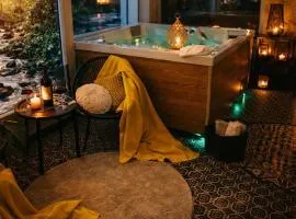 Relax u potoka, vířivka, swimSpa, sauna