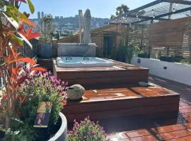 PORT CITY HAIFA - Urban Penthouse Loft WJacuzzi