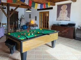 Grand gîte de charme 190 m2 avec billard, jardin et cheminée- idéal familles ou entre amis - proche Canal du Midi