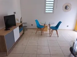 Jolie F3 meuble'e avec terrasse jardin privatif et places de parkkng