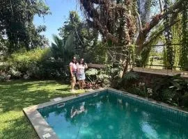 Big Pvt Pool & Garden 3BHK Villa, Morjim Beach 10-14mts