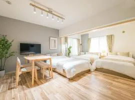 Sapporo Central Apartment 3 Beds Kitchen Free WiFi