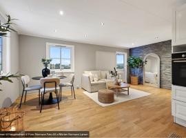 Lys og fin 3 roms sentralt på Eikli, hotel di Hønefoss