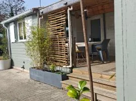 Chalet 47m2 climatisé, piscine,linge fourni