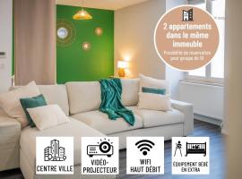 La Canopée - Parking - Centre ville - Netflix - 6 pers - 66m2, Hotel in Guebwiller