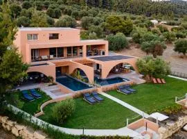 Euphoria Villa, 9 bdrs with private pools, beachfront