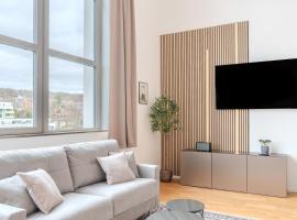 Simply Urban Loft Living, Tiefgarage, Terrasse, Glasfaser WLAN, hotel sa Forchheim