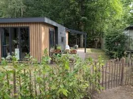 Rustige natuur lodge bij Deventer met privé terras