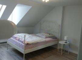 Moderne Wohnung mit Gratis Parkplatz - zentral zwischen Bahnhof und Innenstadt: Freiberg şehrinde bir otel